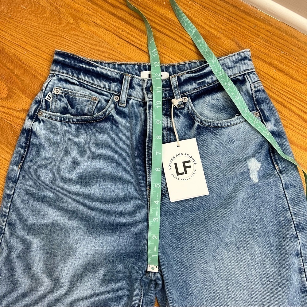 Lovers + Friends Reece High Rise Straight Leg Jeans - Picture 14 of 16